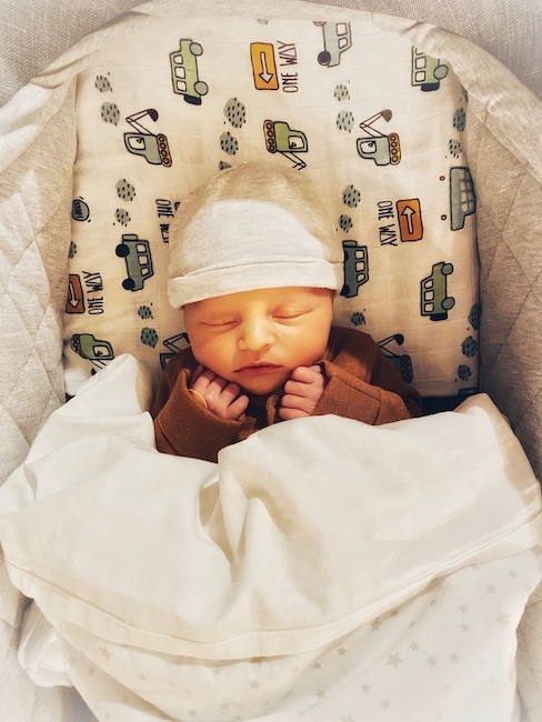 Pepijn aan het slapen